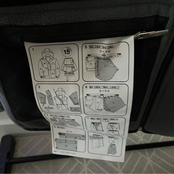 NIKE x FENG CHEN WANG sz S Inner Jacket Black Bomber Reversible Fleece - Picture 9 of 14